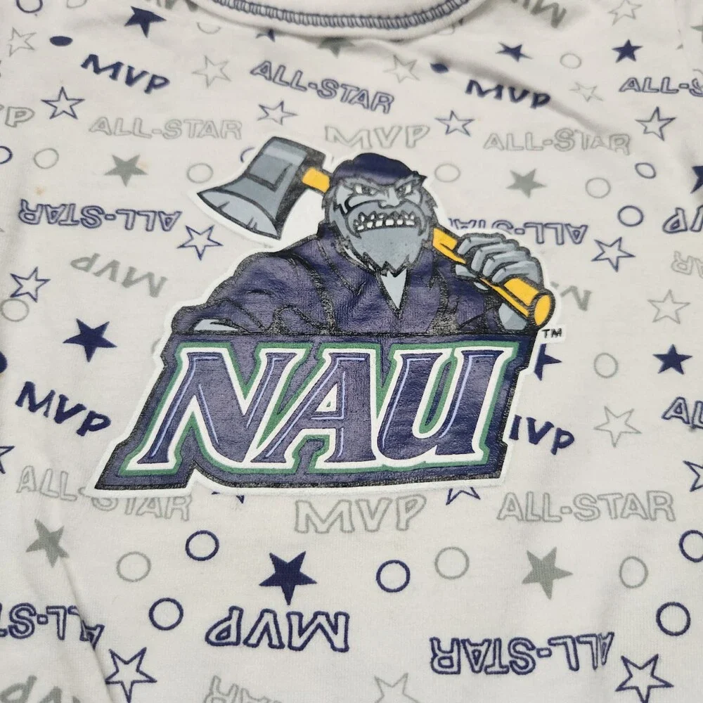 Pro Edge NAU MVP Infant Bodysuit 3-6M Navy White 100% Cotton Graphic Print Baby